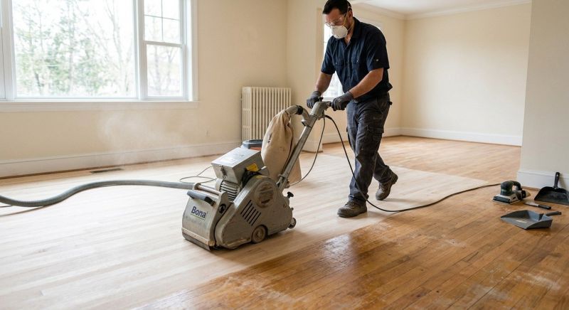 Cabin Floor Refinishing in Overland Park, KS