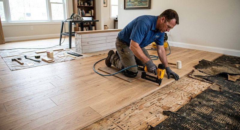 Finished Floor Installation in Austin, TX