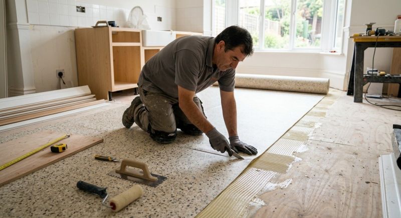 Linoleum Floor Installation in Frisco, TX