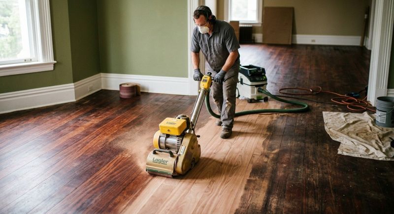 Mahogany Floor Refinishing in Olathe, KS