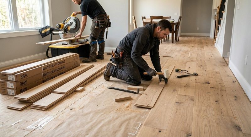Oak Floor Replacement in Fort Worth, TX