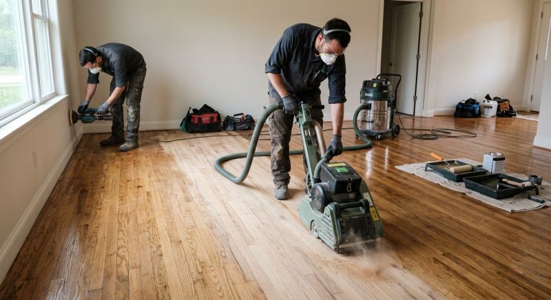 Walnut Floor Refinishing in Alpharetta, GA
